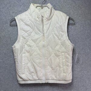 NWT Old Navy Girl's Quilted Puffer Vest De La Creme Size XL 14-16 New